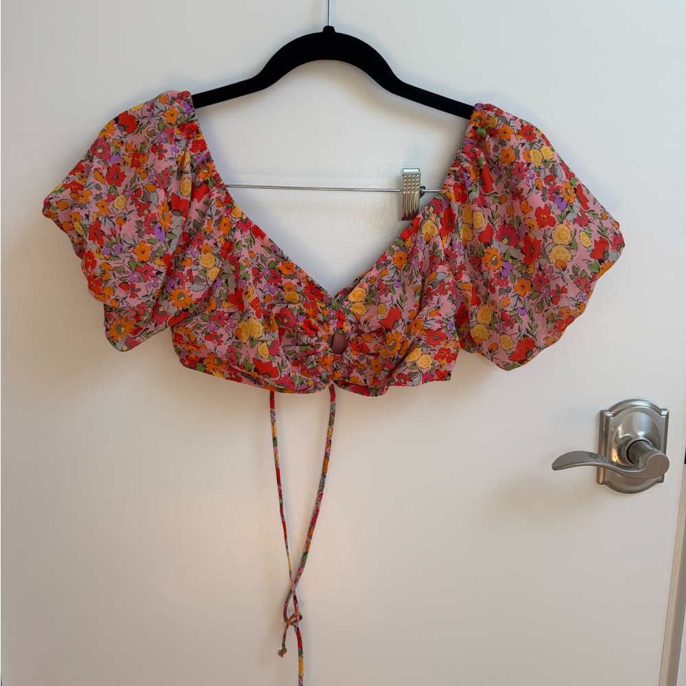 Wild Fable Skirt and Crop Top Set